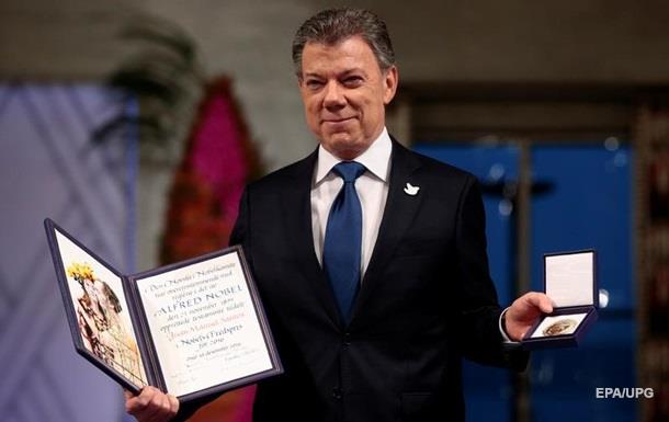 Президенту Колумбии вручат Нобелевскую премию мира